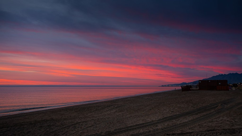 red sky
